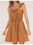 Kadın Camel Regular Fit Dokuma Elbise 50262624-VR015 6