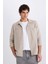 Regular Fit Basic Düz Uzun Kollu Gömlek D8876AX25SP 4