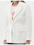 Kadın Beyaz Tüvit Blazer Ceket 50263062-VR013 6