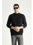 Bato Yaka Slim Fit Dar Kesim Desenli Yünlü Triko Kazak 1