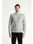 Bisiklet Yaka Slim Fit Dar Kesim Desenli Triko Kazak 4