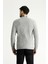 Bisiklet Yaka Slim Fit Dar Kesim Desenli Triko Kazak 5