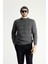Bato Yaka Slim Fit Dar Kesim Desenli Yünlü Triko Kazak 3