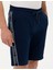 Erkek Lacivert Slim Fit Örme Şort 50264571-VR033 6