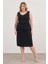 Drape Detaylı Midi Elbise 2