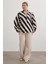 Dökümlü Çizgili Bluz 3