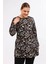 Desenli Penye Tunik Takım 1