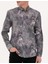 Erkek Gri Slim Fit Uzun Kollu Gömlek 50266599-VR024 6