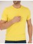 Erkek Açık Sarı Slim Fit Bisiklet Yaka Triko Tişört 50268875-VR004 6