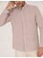 Erkek Kahverengi Regular Fit Uzun Kollu Gömlek 50269387-VR029 6