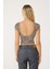 Sırt Dekolteli Leopar Desenli Top Body 3