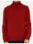 Erkek Kiremit Slim Fit Balıkçı Yaka Yün Karışımlı Basic Triko Kazak 50270052-VR031 6