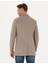 Erkek Bej Yün Karışımlı Slim Fit Kaşe Kaban 50270887-VR011 6