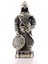 Polyester Üzerine Metal Kaplama Biblo Zırhlı Cevşen Ayetli Asker Gümüş Biblo 3 Boyutlu Küçük Boy 24 cm 2