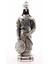 Polyester Üzerine Metal Kaplama Biblo Zırhlı Cevşen Ayetli Asker Gümüş Biblo 3 Boyut Büyük Boy 32 cm 2