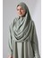 Başörtülü Tek Parça Namaz Elbisesi - Mint Yeşili - 5015 4