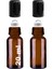 20 Ml Çelik Roll On Şişesi 20 Cc Sızdırmaz Siyah Kapaklı Amber Cam Şişe 2 Adet 1