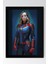 Captain Marvel Çerçeveli Tablo - Kaptan Marvel Poster Tablo 1