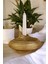 Şamdan Mumluk Dekoratif Mumluk Tealight Mumluk Altın Renk Model 42 1