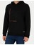 Erkek Siyah Regular Fit Kapüşonlu Sweatshirt 50272825-VR046 6