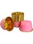 Muffin Kek Kapsülü Pembe-Altın 25'li x 5 Paket 3