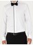 Erkek Beyaz Slim Fit Smokin Gömlek 50277130-VR013 6