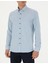 Erkek Mavi Regular Fit Uzun Kollu Gömlek 50275625-VR036 6