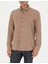 Erkek Kahverengi Regular Fit Uzun Kollu Gömlek 50274597-VR029 6
