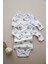 Organik Pamuk 2 Li Set Avakado ve Safari Desenli Bebek Zıbını 2