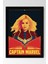Captain Marvel Çerçeveli Tablo - Kaptan Marvel Poster Tablo 1