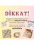 Atölye Mavi Çini Desenli Bardak Altlığı 4’lü Set Ahşap (10X10 Cm) 2