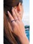 Safir Zirconia Taşlı Tamtur Yüzüğü 3
