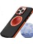 iPhone 16 Pro Max ile Uyumlu Kılıf Double Color Magsafe ile Uyumlu Stand Olabilen 360° Dönen Halka Ring Tutuculu Already Magnetic Wireless iphone ile Uyumlu Kılıf Kapak Siyah-Lacivert 3