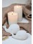 Şamdan Mumluk Dekoratif Mumluk Beyaz Renk Tealight Mumluk Model 6 2