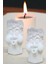 Şamdan Mumluk Dekoratif Mumluk Tealight Mumluk Model 3 Ikili Mumluk 1