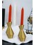 Şamdan Mumluk Dekoratif Mumluk Tealight Mumluk Model 22 Ikili Mumluk 1