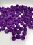 18MM Mor Renk Kadife Boncuk Takı Yapım, Çanta Boncuğu ( 100GR,~28 Adet) 3