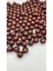 16MM Kahverengi Ebruli Karamel Boncuk,takı,aksesuar, Çanta Yapım Boncuğu (100GR ~42ADET Boncuk) 3