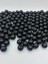 18 mm Siyah Renk Plastik Inci Boncuk, Çanta ve Takı Yapım Boncuğu (100 Gr,30 Adet) 2