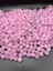 100GR 10MM Mat Buzlu Yapılı Akrilik Pembe Renk Yuvarlak Boncuk,takı,çanta Yapım Boncuğu (~210 Adet) 1