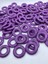 34MM Mor Halka Boncuk, Takı Aksesuar Boncuğu (100GR,~25 Adet) 1