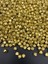 100GR 10MM Yaldızlı Pütürlü Gold Renk Piramit Boncuk,takı Yapım, Çanta Boncuğu ( 100GR,~270 Adet) 1