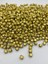 100GR 10MM Yaldızlı Pütürlü Gold Renk Piramit Boncuk,takı Yapım, Çanta Boncuğu ( 100GR,~270 Adet) 2