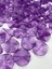 100GR Mor Renk 36MM Kıvrık Yassı Model Çatlak Buzlu Akrilik Boncuk, Çanta Boncuğu (~ 24 Adet) 2