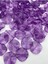 100GR Mor Renk 36MM Kıvrık Yassı Model Çatlak Buzlu Akrilik Boncuk, Çanta Boncuğu (~ 24 Adet) 3