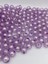 16MM Içi Folyolu Lila / Mor Renk Akrilik Boncuk,takı, Çanta Yapım Boncuğu (100GR,~45 Adet) 1