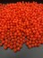 100GR 10MM Mat Buzlu Yapılı Akrilik Kırmızı Renk Yuvarlak Boncuk,takı,çanta Boncuğu (~210 Adet) 1