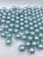 20MM Açık Mavi Renk Plastik Inci Boncuk, Çanta ve Takı Yapım Boncuğu (100GR,~24ADET) 3