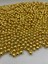 8mm Dünya Model Gold-Altınsarısı Renk Ccb Metalize Plastik Boncuk,,çanta Boncuğu (50GR,~180 Adet) 1