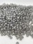 100GR 10MM Mat Buzlu Yapılı Akrilik Füme / Gri Yuvarlak Boncuk,takı,çanta Yapım Boncuğu (~210 Adet) 3
